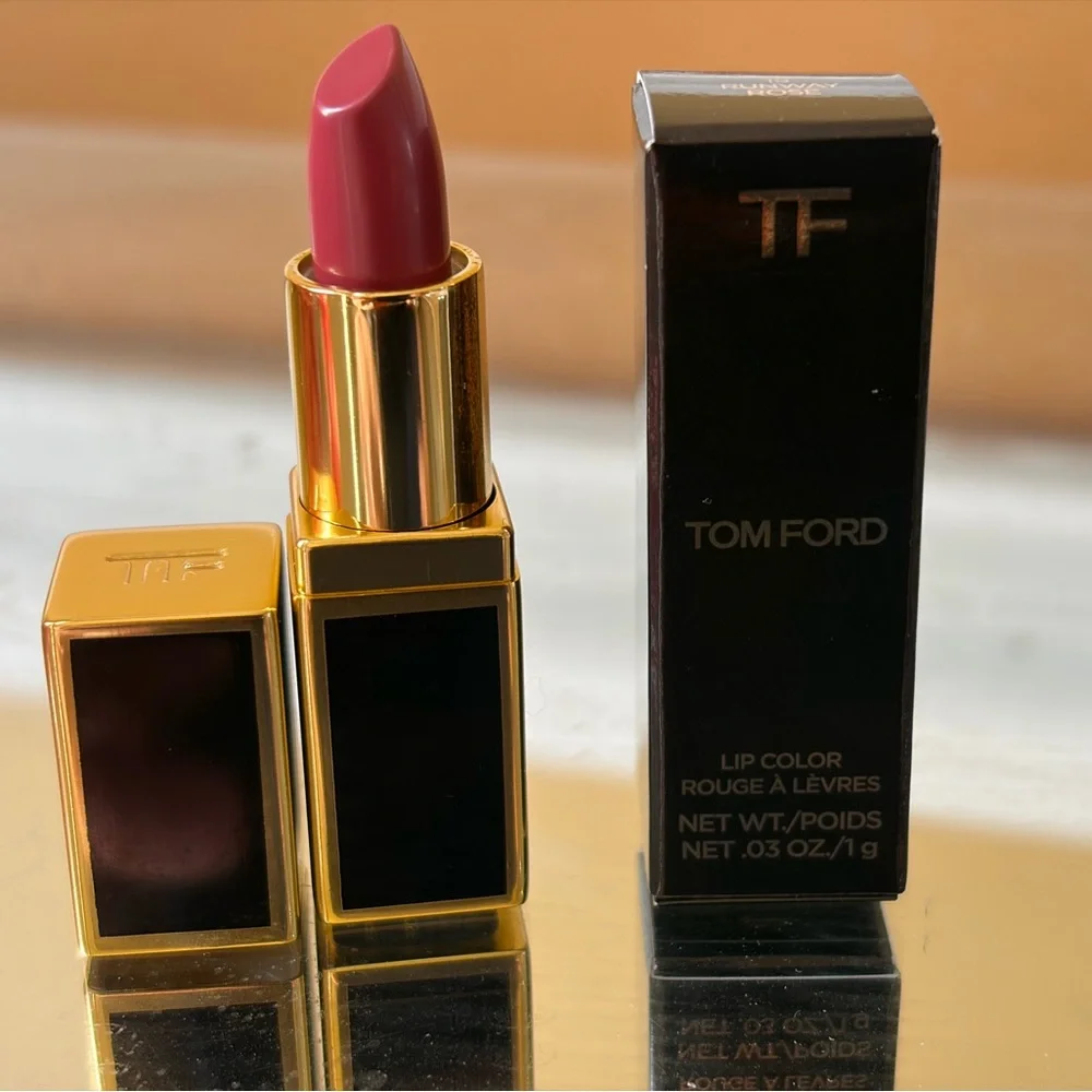 Tom Ford Lip Color Miniature Lipstick 1g 19 Runaway Rose New Authentic